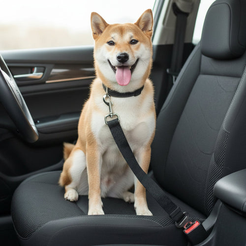 Pet Dog SEAT BELT Adjustable Travel Car Safety Harnesses Lead Restraint Strap