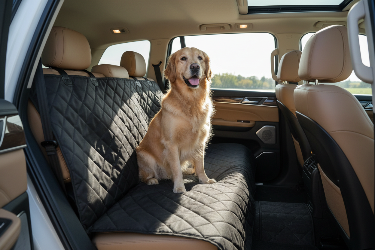 Calivo Car Seat Protector - Waterproof Dog Car Hammock