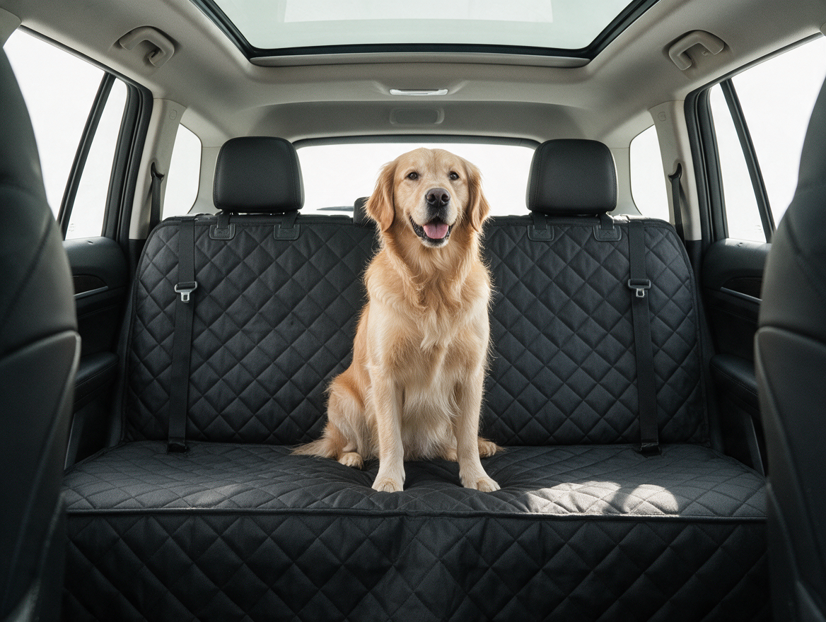 Calivo Car Seat Protector waterproof dog car hammock, product photo