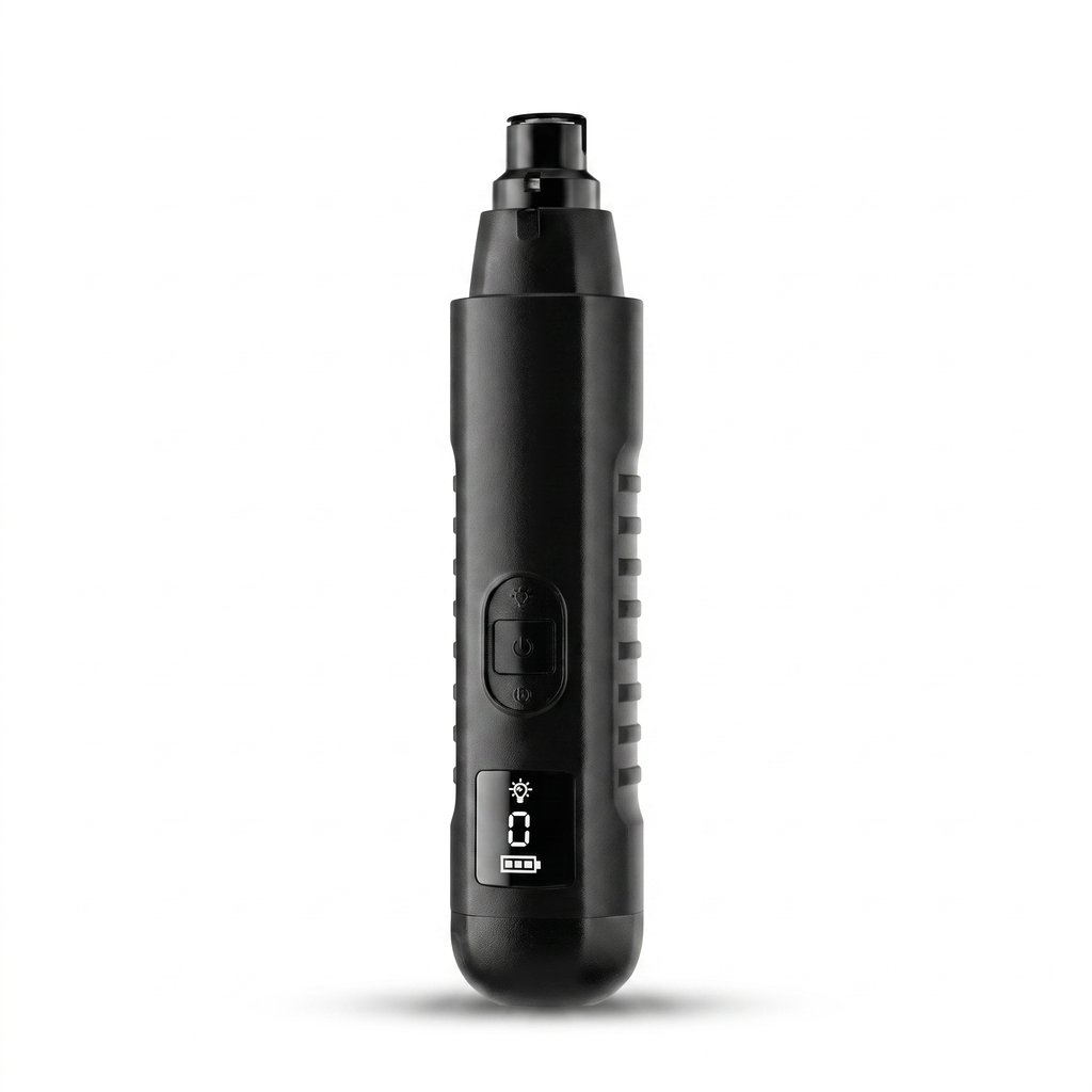 Calivo Quiet Paws painless pet nail grinder in black, product photo