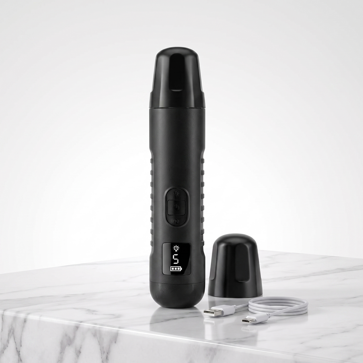 Calivo Quiet Paws nail grinder with USB charging cable