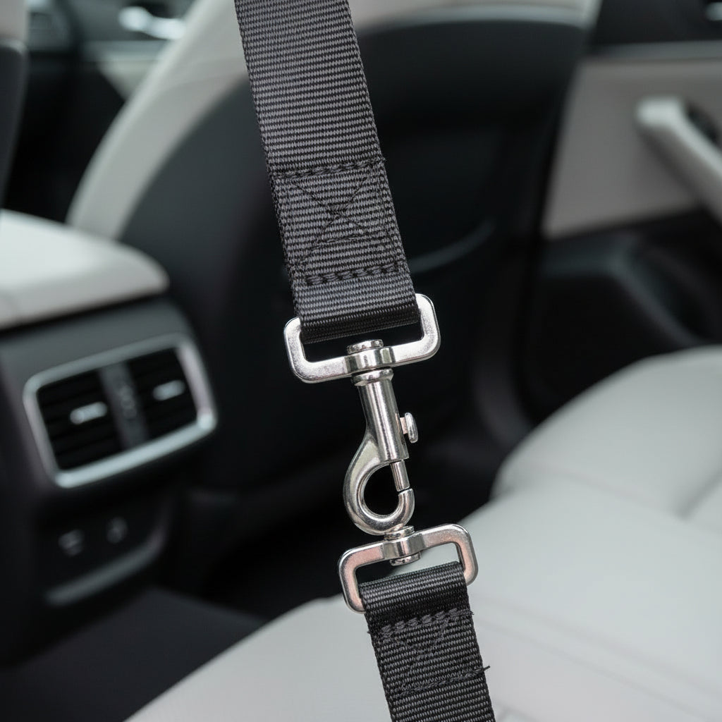 Pet Dog SEAT BELT Adjustable Travel Car Safety Harnesses Lead Restraint Strap