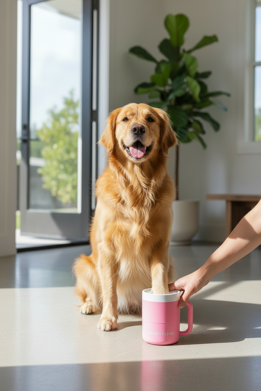 Calivo Paw Cleaner - Portable Dog Paw Cleaning Cup