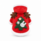 Calivo Santa Tree Hoodie for small dogs
