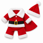 Calivo Santa Suit Pet Costume with hat