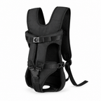 Black carrier - hands-free pet carrier backpack in black