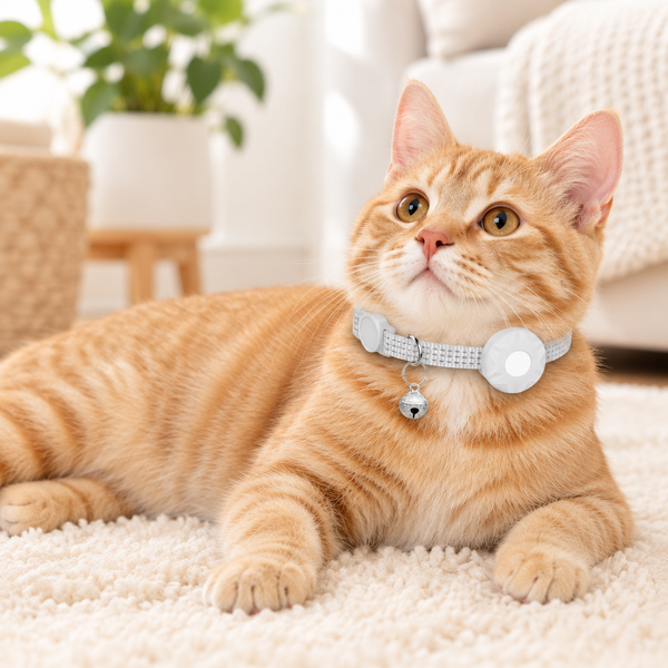 Calivo Reflective Cat Collar with AirTag Holder
