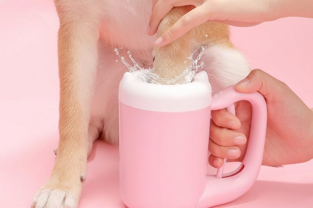 Calivo Paw Cleaner - Portable Dog Paw Cleaning Cup