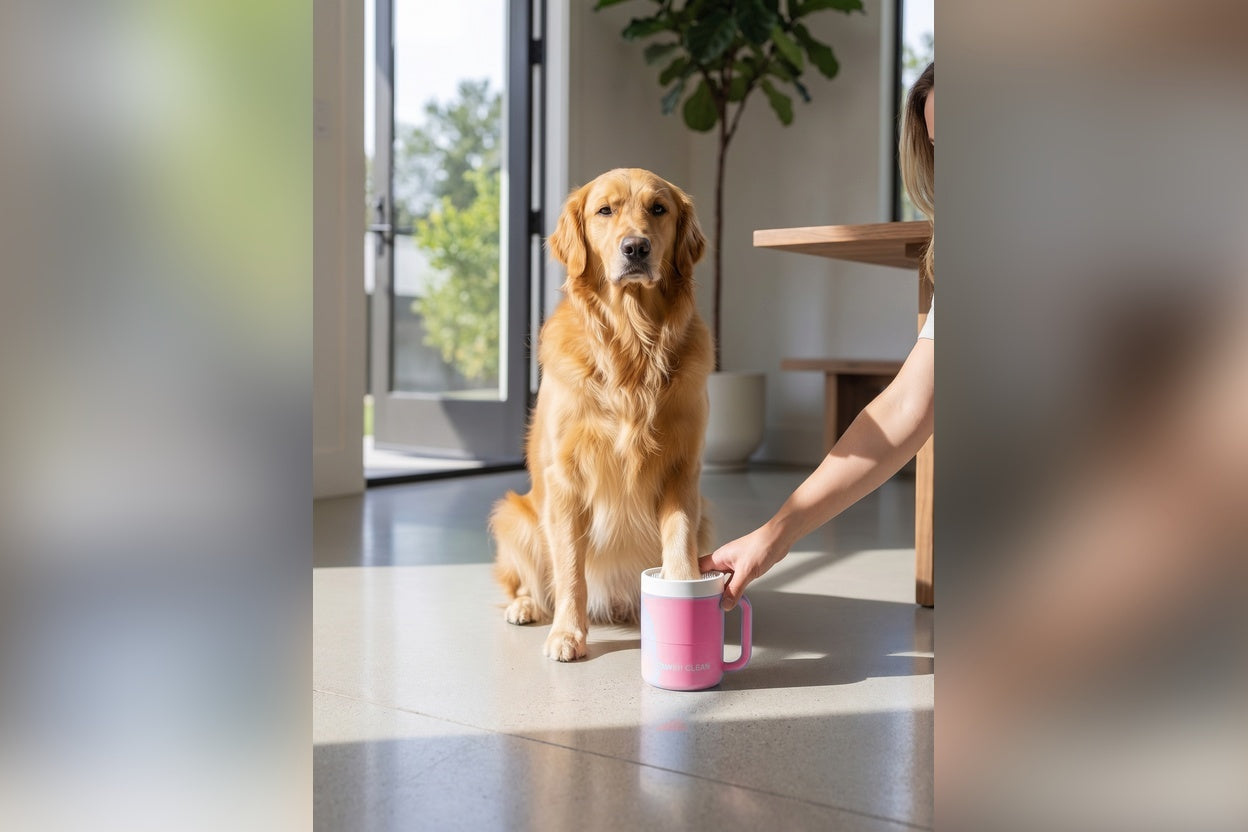 Calivo Paw Cleaner - Portable Dog Paw Cleaning Cup