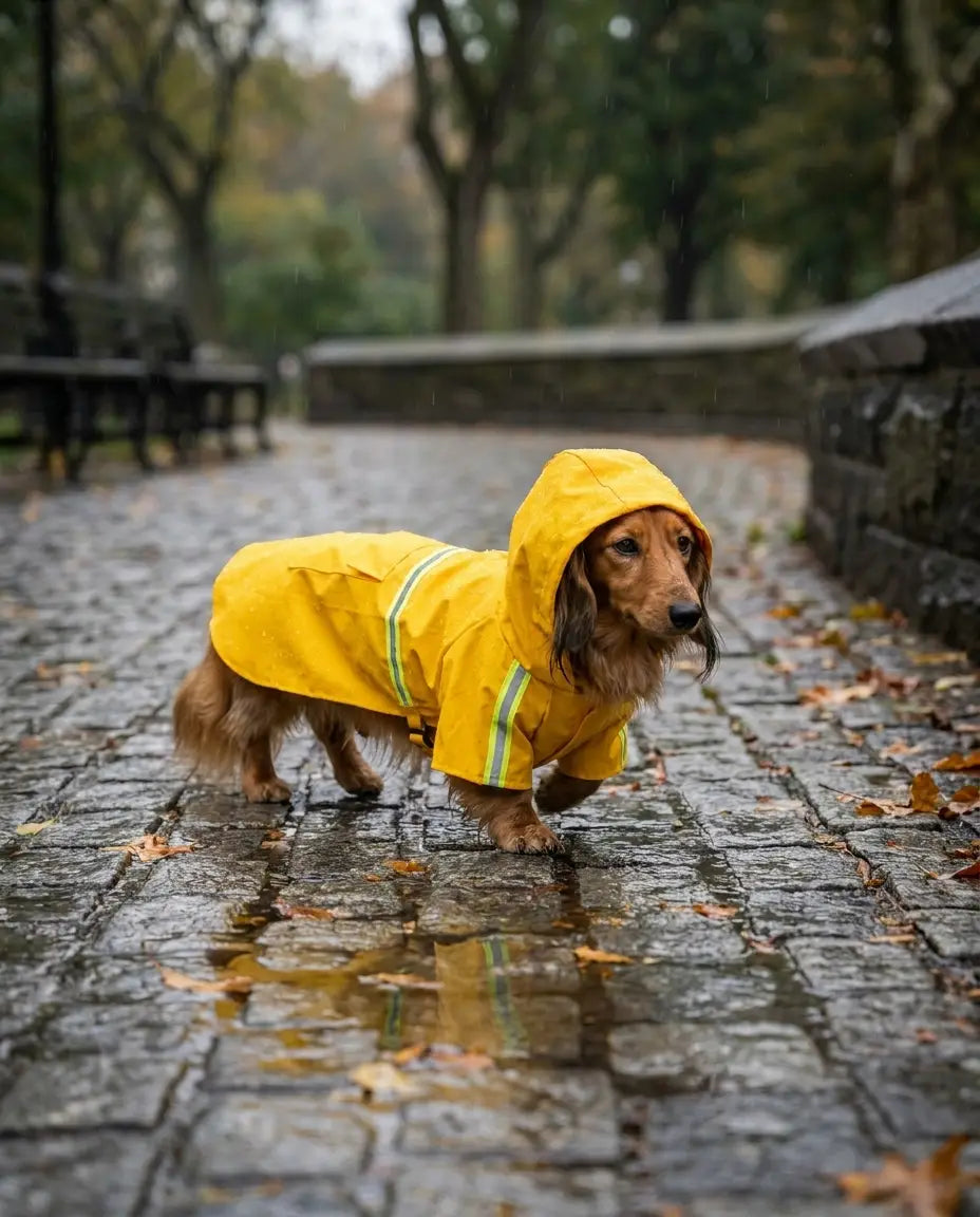Calivo Hi-Vis Dog Raincoat