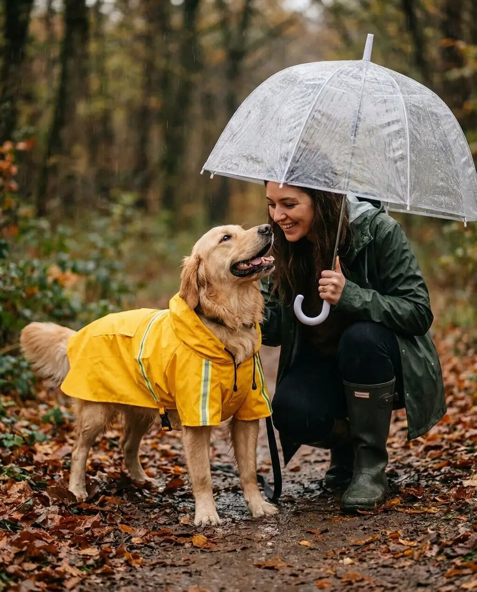Calivo Hi-Vis Dog Raincoat