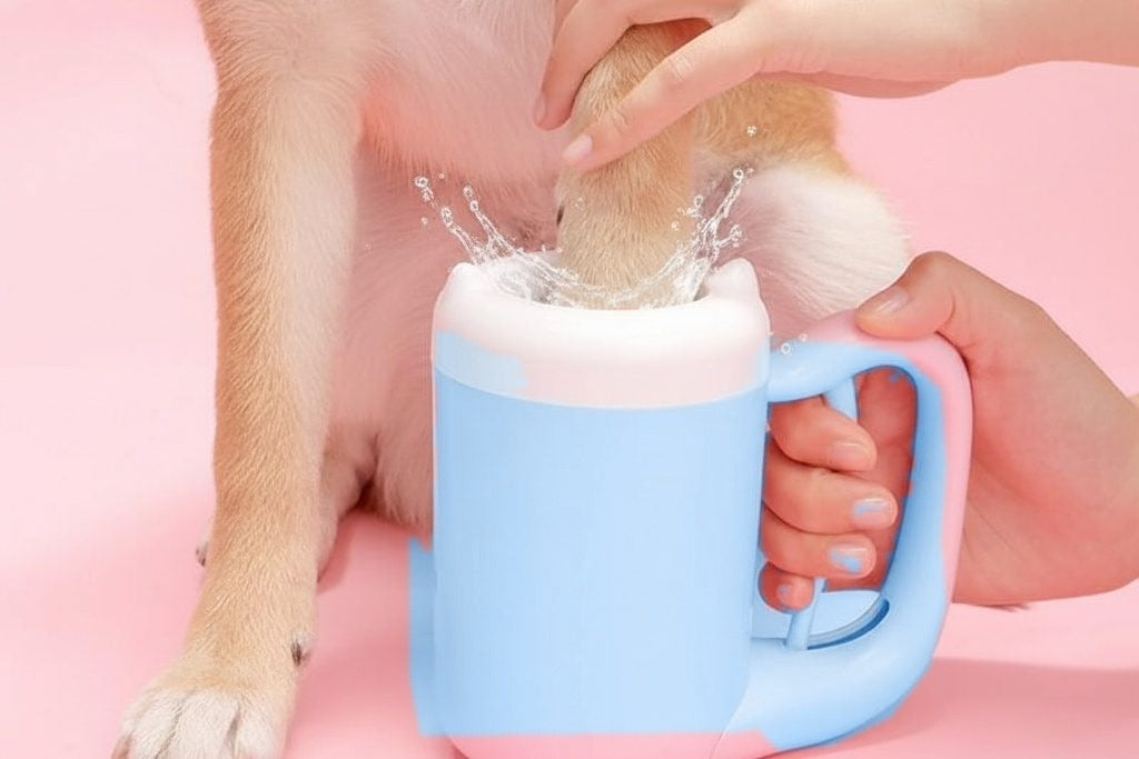 Calivo Paw Cleaner - Portable Dog Paw Cleaning Cup